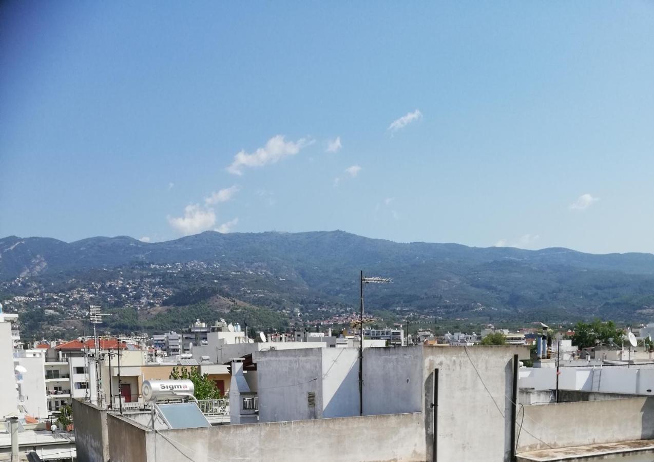 Bohemian Loft With View! Lägenhet Volos Exteriör bild