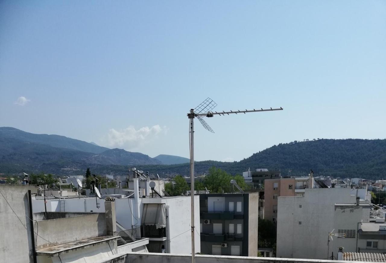 Bohemian Loft With View! Lägenhet Volos Exteriör bild